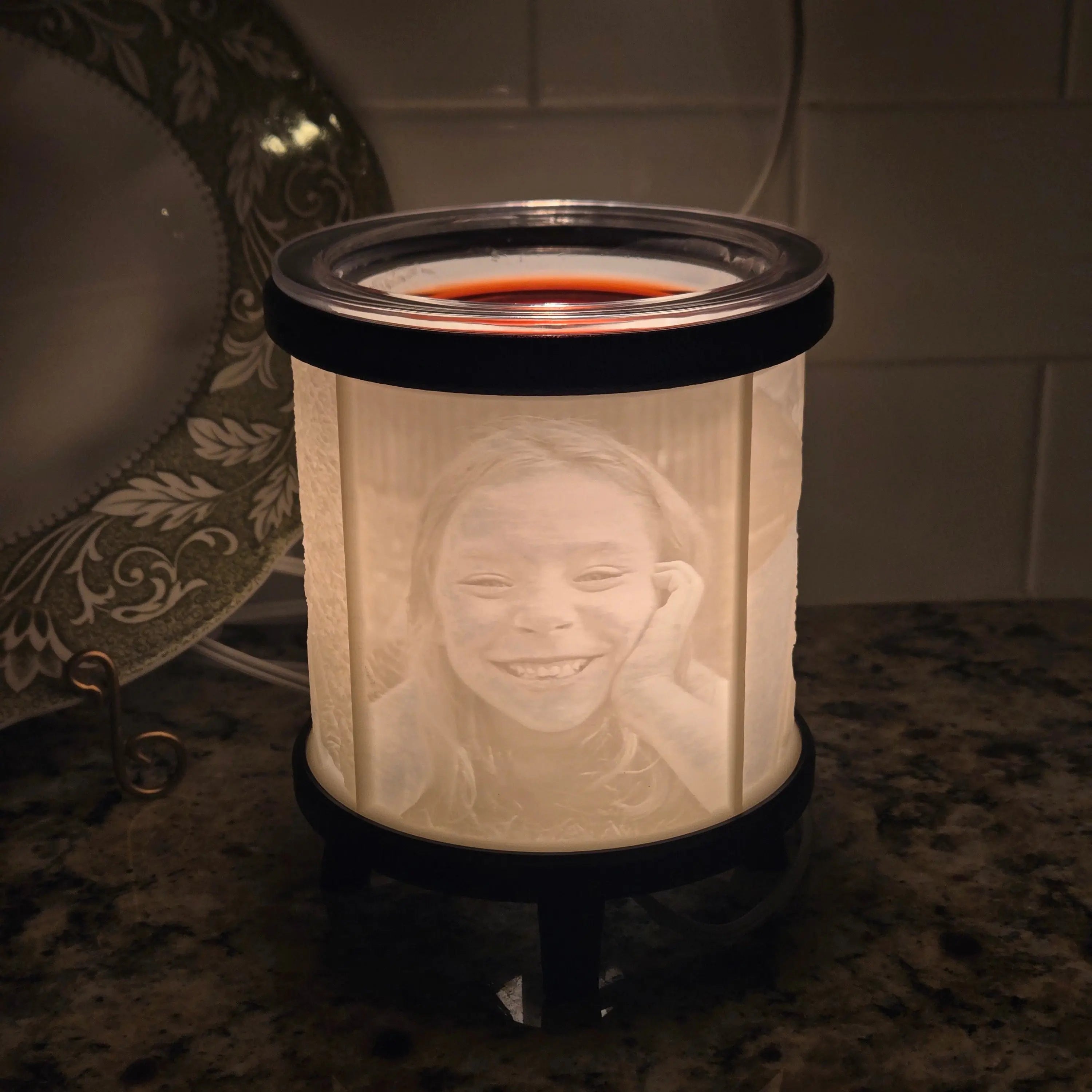 Wax Warmer - Custom Lithophane Lamp Burchfield Lamp Co.