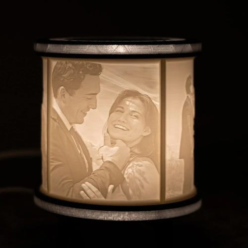 Multi-Color Lithophane Lamp – Cylindrical Design My Store