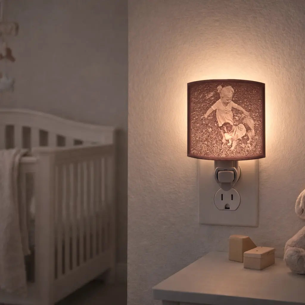 Lithophane Nightlight Burchfield Lamp Co.