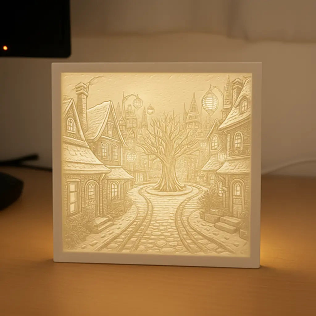 Square lithophane panel placeholder