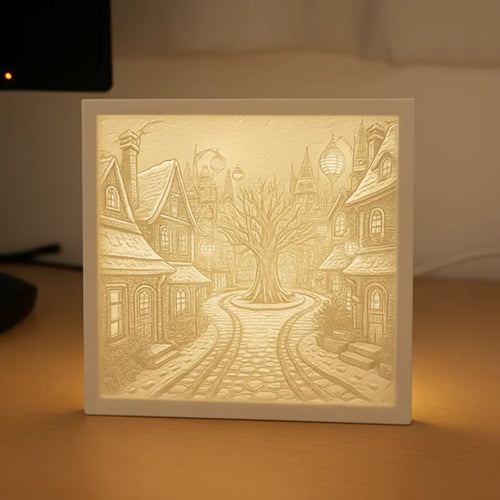 Square lithophane panel placeholder